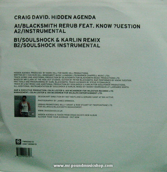 Craig David - Hidden Agenda