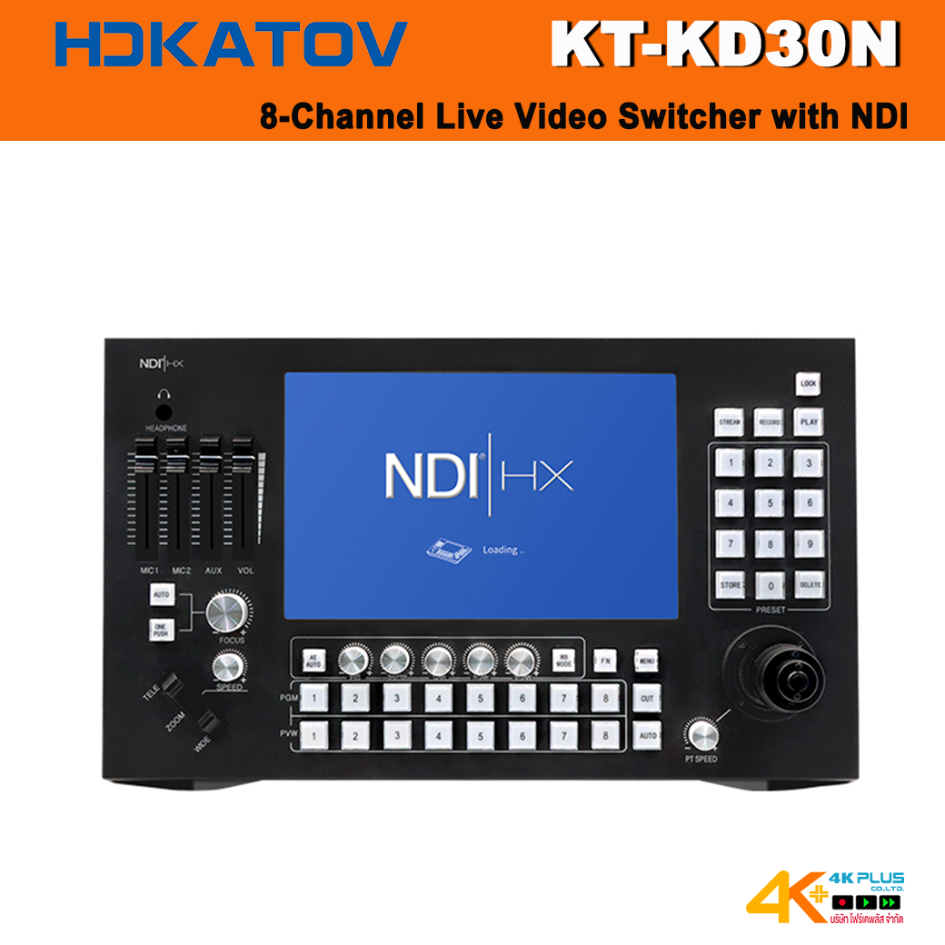 HDKATOV KT-KD30N 8-Channel Live Video Switcher with NDI