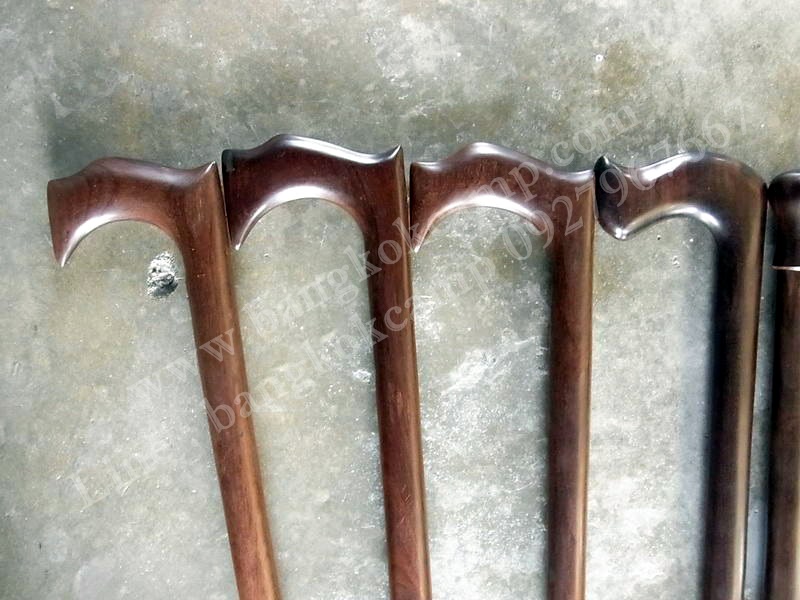 ไม้เท้า ไม้มะค่า (ชุด2)