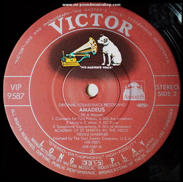 Neville Marriner - Amadeus The Original Soundtrack Recording