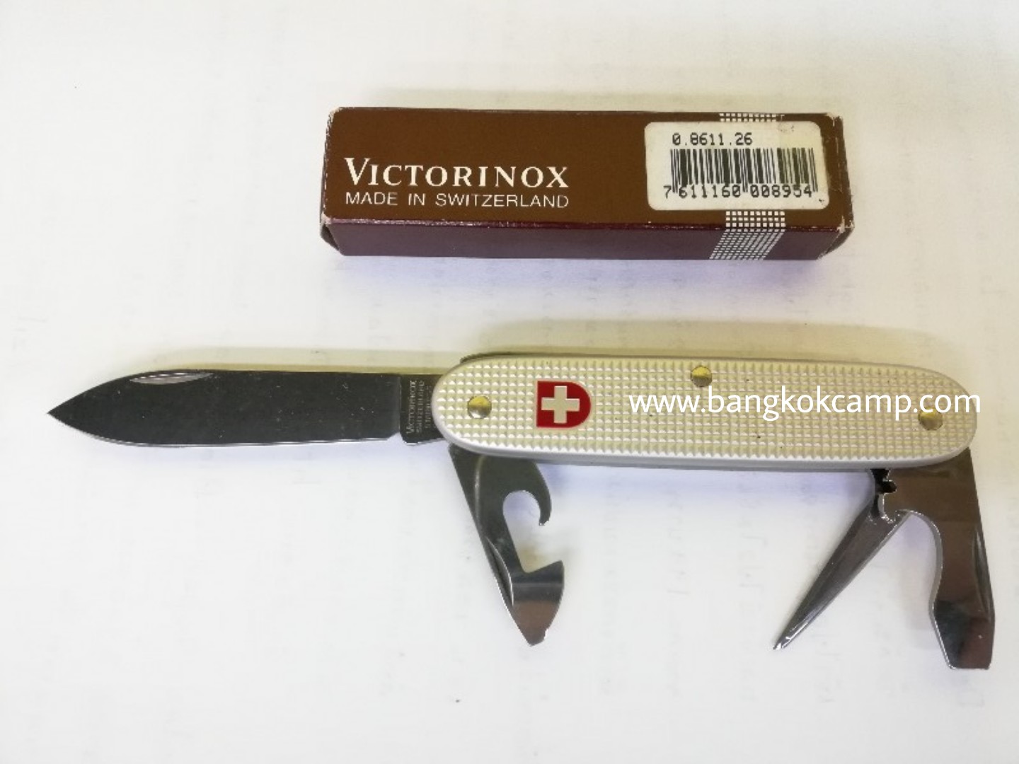 Victorinox Pioneer Alox in silver - 0.8611.26 โลโก้เก่า (หายาก NIB)