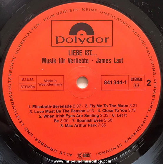 James Last - Liebe lst... Musik Fur Verliebte
