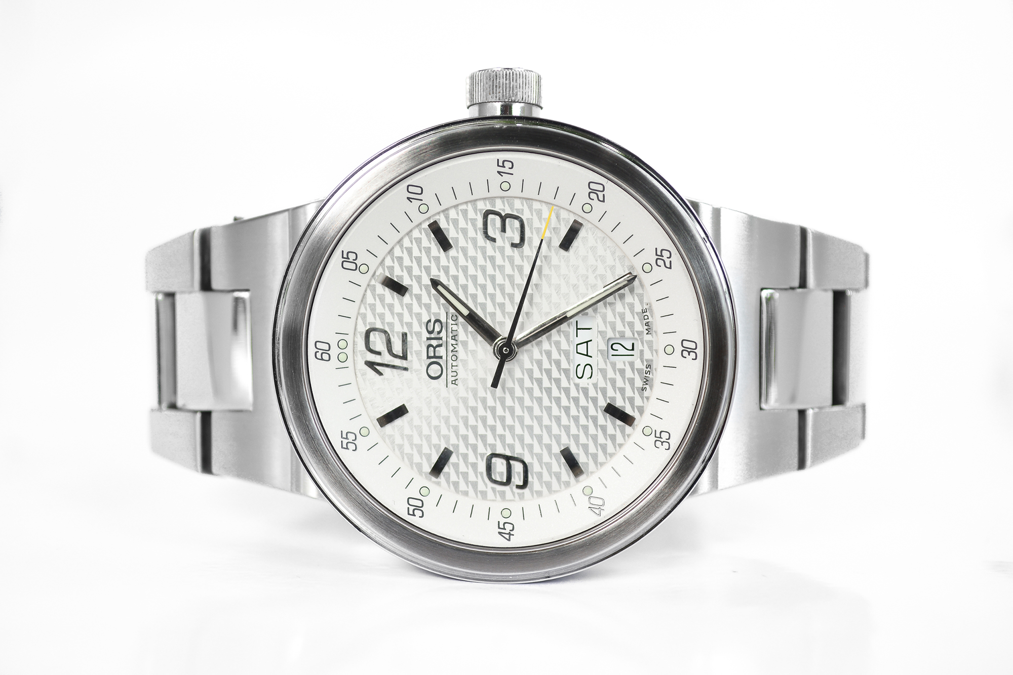 Oris WilliamsF1 Team Day Date หน้าน้ำตาล สายเหล็ก (Sold)