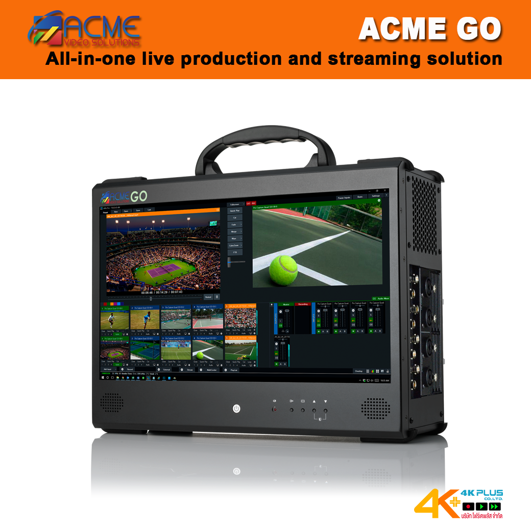 ACME GO All-in-one live production and streaming solution