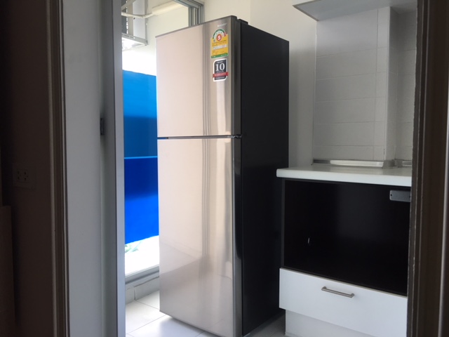 ให้เช่า / ขาย คอนโด Lumpini Ville Cultural Center (ลุมพินี วิลล์ ศูนย์วัฒนธรรม) ห้องสตูดิโอ 30 ตรม. ชั้น 6 อาคาร D1 เฟอร์และเครื่องใช้ไฟฟ้าใหม่เอี่ยม