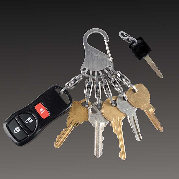 พวงกุญแจเอนกประสงค์ NITEIZE KEYRACK LOCKER® STEEL - S-BINER 3lb (1.36Kg)
