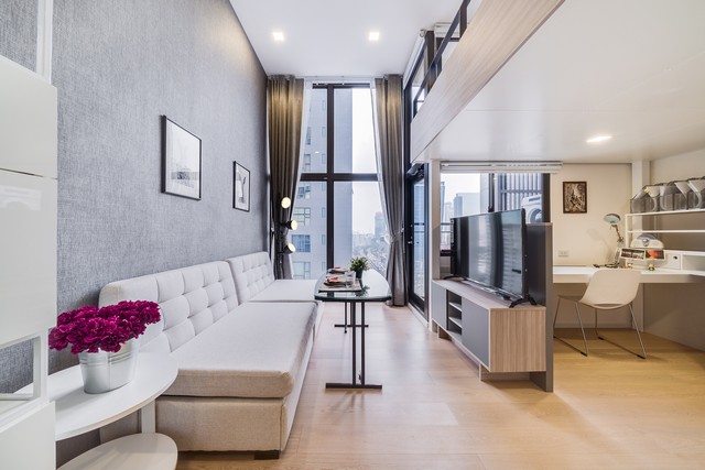 ขาย / เช่า คอนโด Chewathai Residence Asoke (ชีวาทัย เรสซิเดนซ์ อโศก) ห้อง Duplex แต่งสวย วิวสุดยอด
