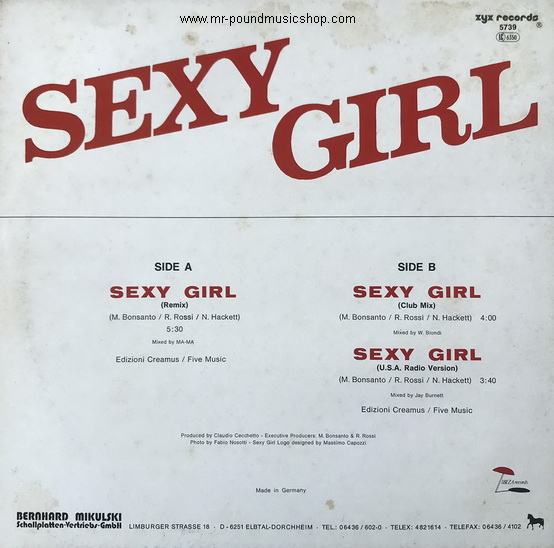 Sabrina - Sexy Girl (Remix)