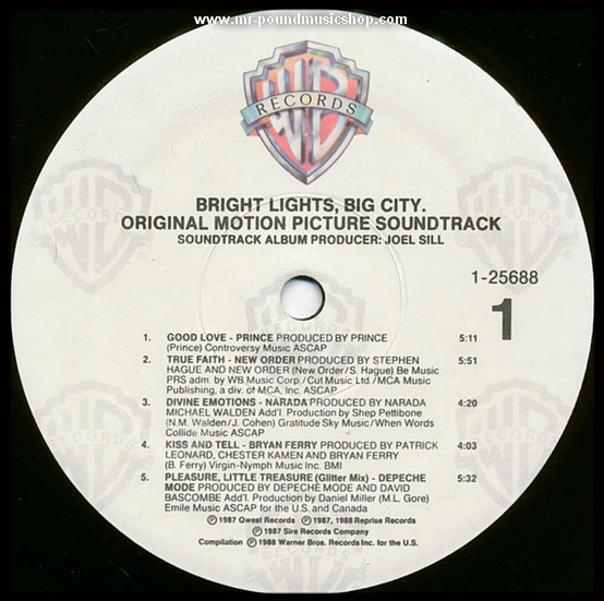 Various Artists - Bright Lights, Big City (Original Motion Picture Soundtrack)