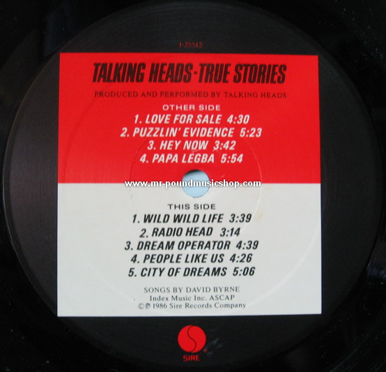 Talking Heads - True Stories