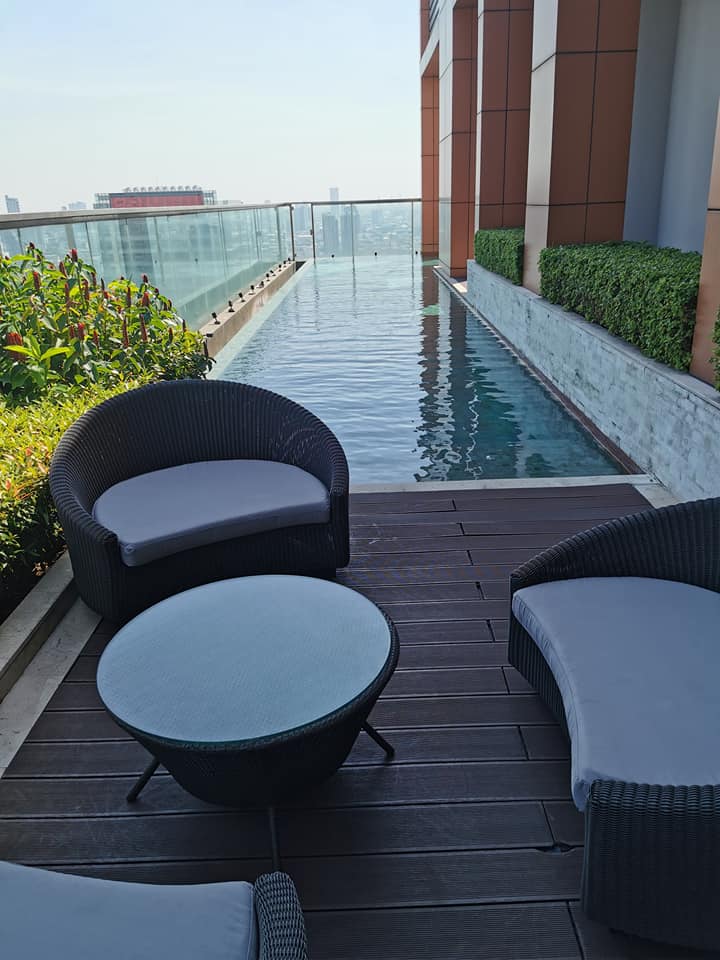 ให้เช่าคอนโด ดิแอดเดรส สาทร 200 เมตร BTS เซ็นต์หลุยส์ ชั้น 38 ขนาด 75 ตร.ม. ห้องมุม 2 ห้องนอน, 2 ห้องน้ำ ห้องมุม