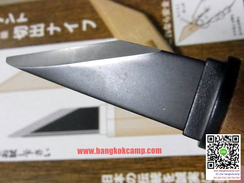 มีดคิริดาชิ (มีดญี่ปุ่น, มีดพกญี่ปุ่น) เหล็กคมมากๆ ด้ามไม้ Made in Japan ใหม่ แท้