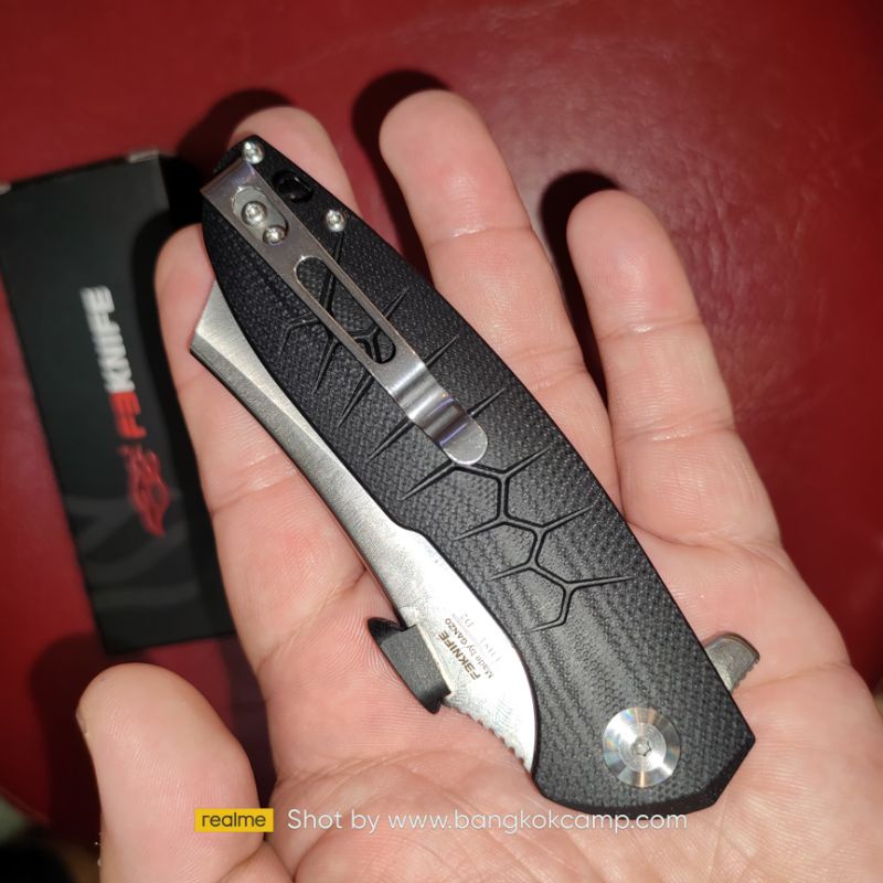 มีดพับ Ganzo กานโซ่ รุ่น FH81 / D2 Steel ของแท้ 100% (ดำ / Black)