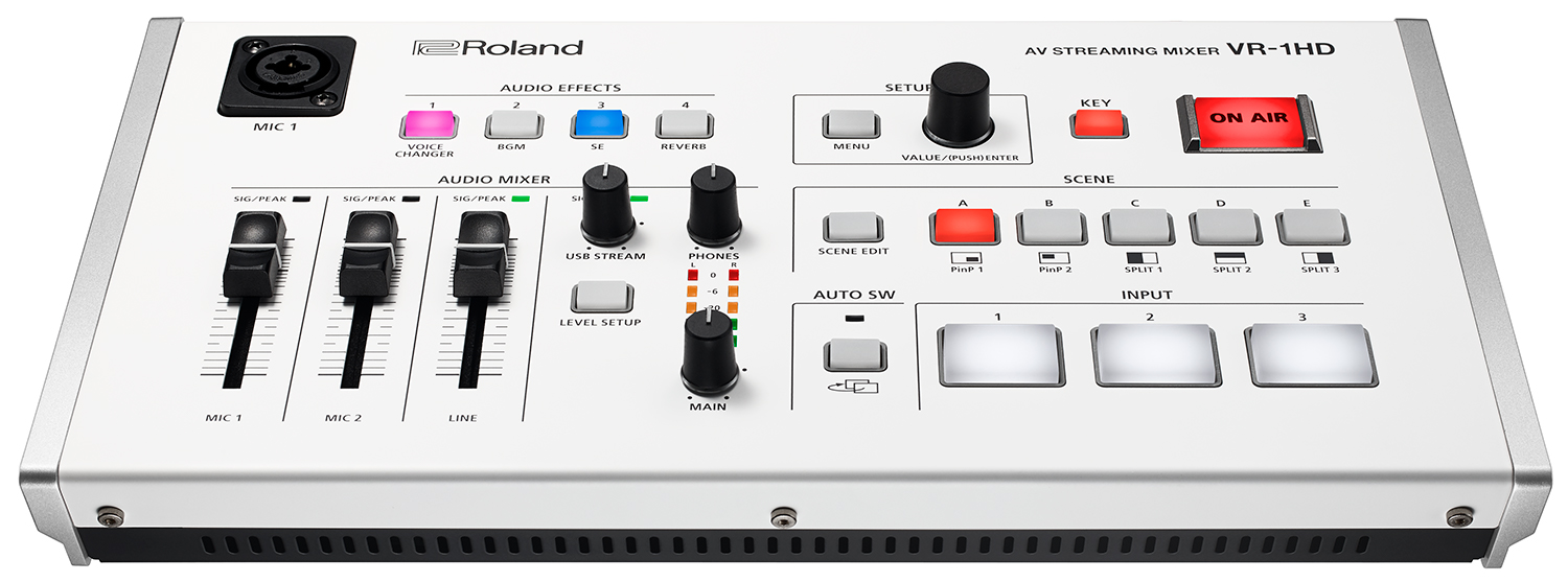 VR-1HD ROLAND AV STREAMING MIXER สวิทเซอร์ทำไลฟ์สด