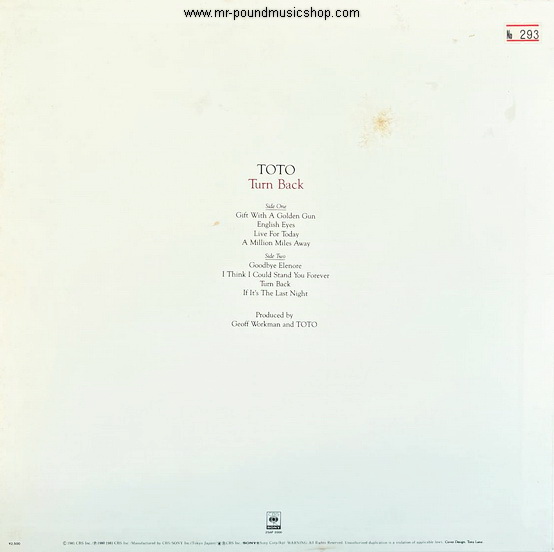 Toto - Turn Back