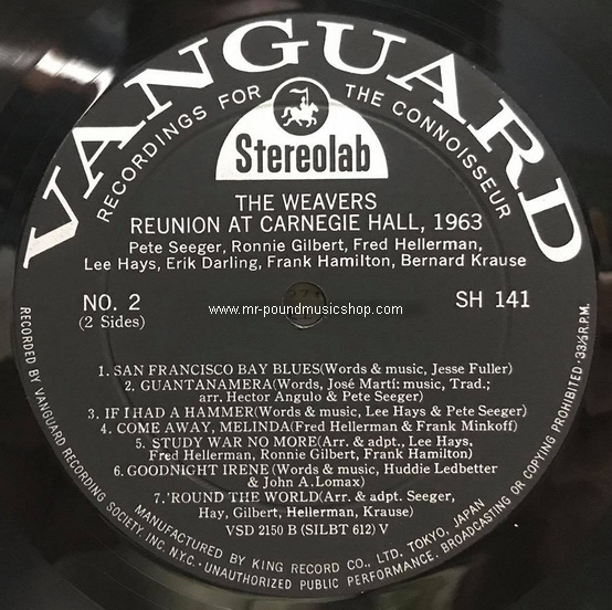 The Weavers - Reunion At Carnegie Hall - 1963