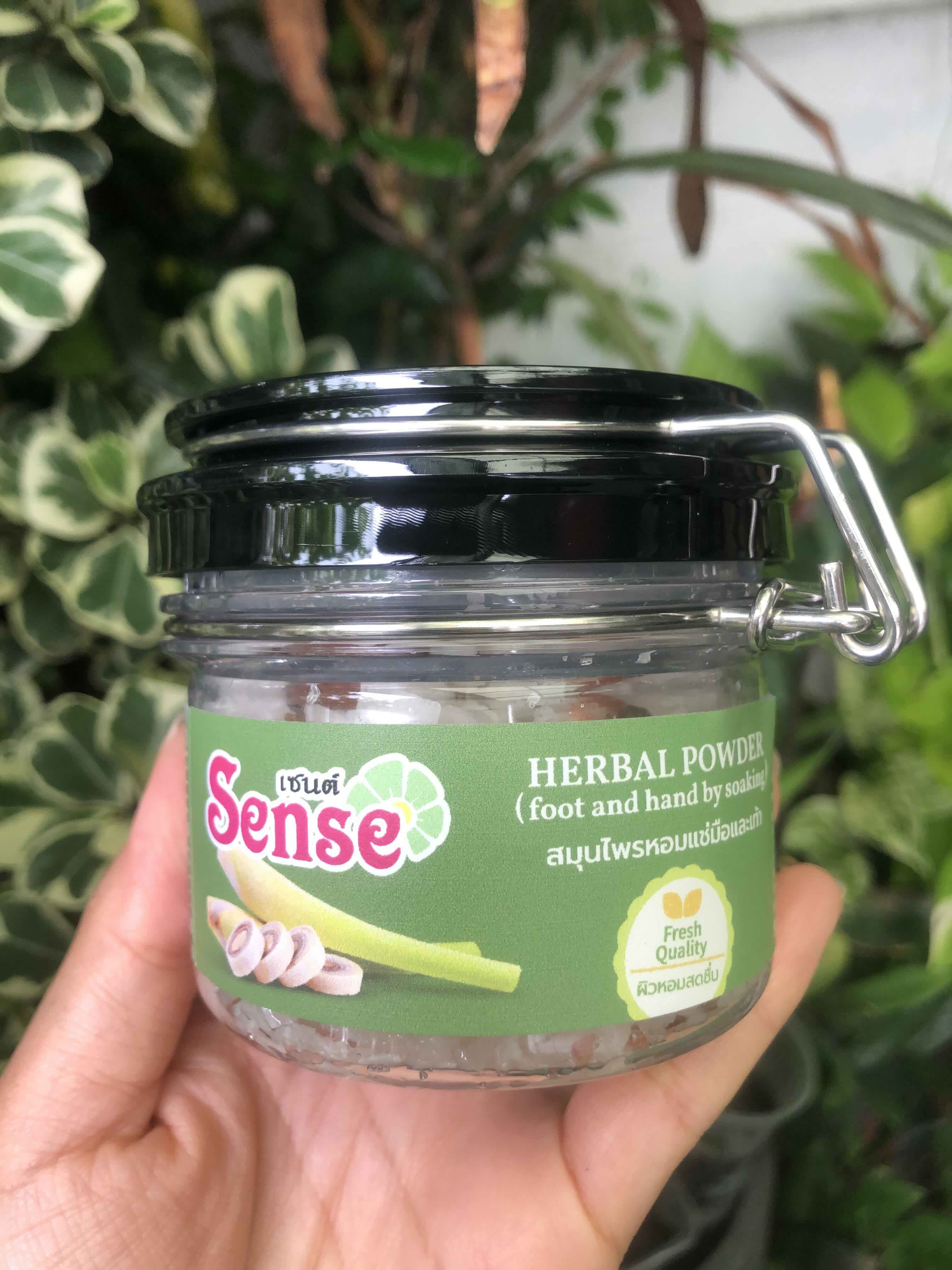 Sense สมุนไพรหอมแช่มือและเท้า สูตรใหม่ผสมเกลือหิมาลัย 100g. 150g.