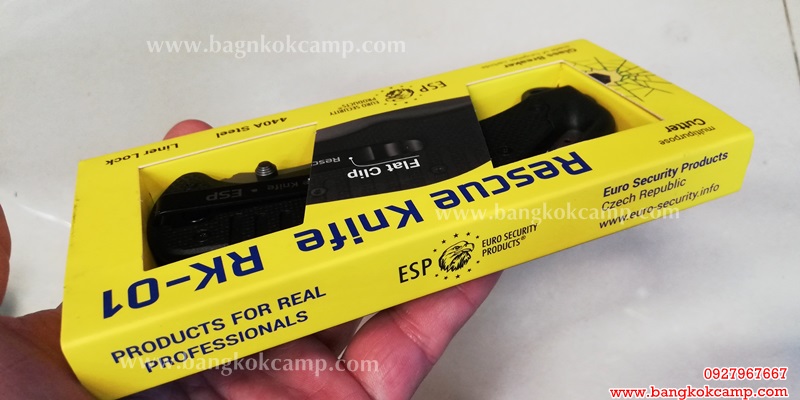มีดพับ ESP Rescue Knife ใบกึ่งหยัก
