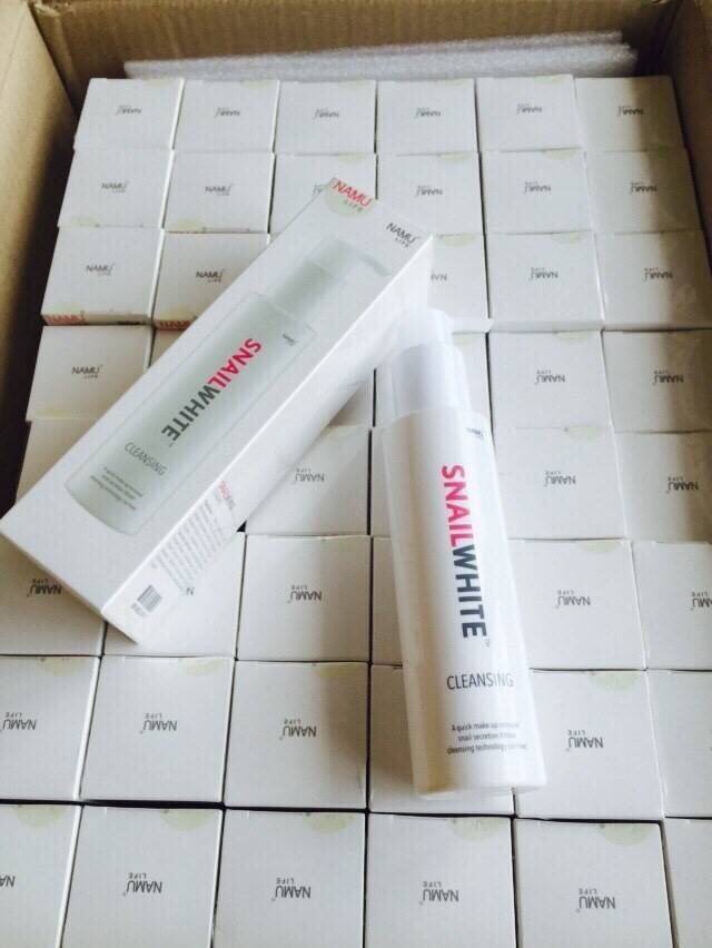 Snail White Cleansing สเนลไวท์ คลีนซิ่ง เมือกล้างหน้าจากหอยทาก
