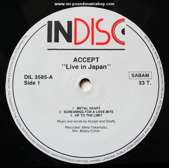 Accept - Kaizoku-Ban (Live in Japan)