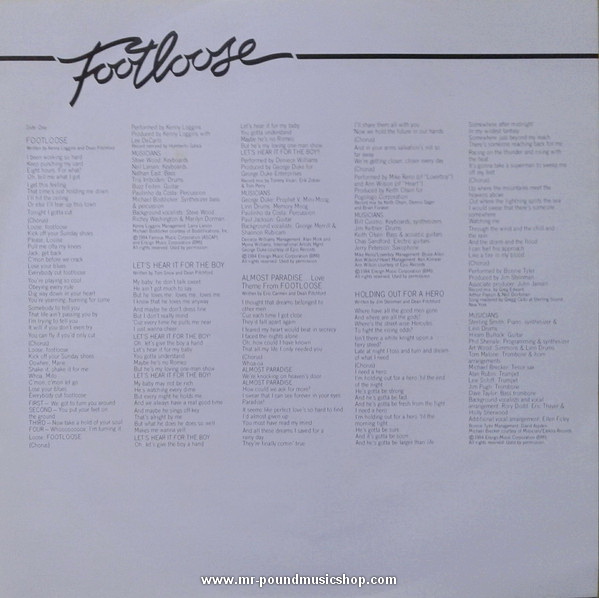 Various Artists - Footloose (Original Motion Picture Soundtrack)