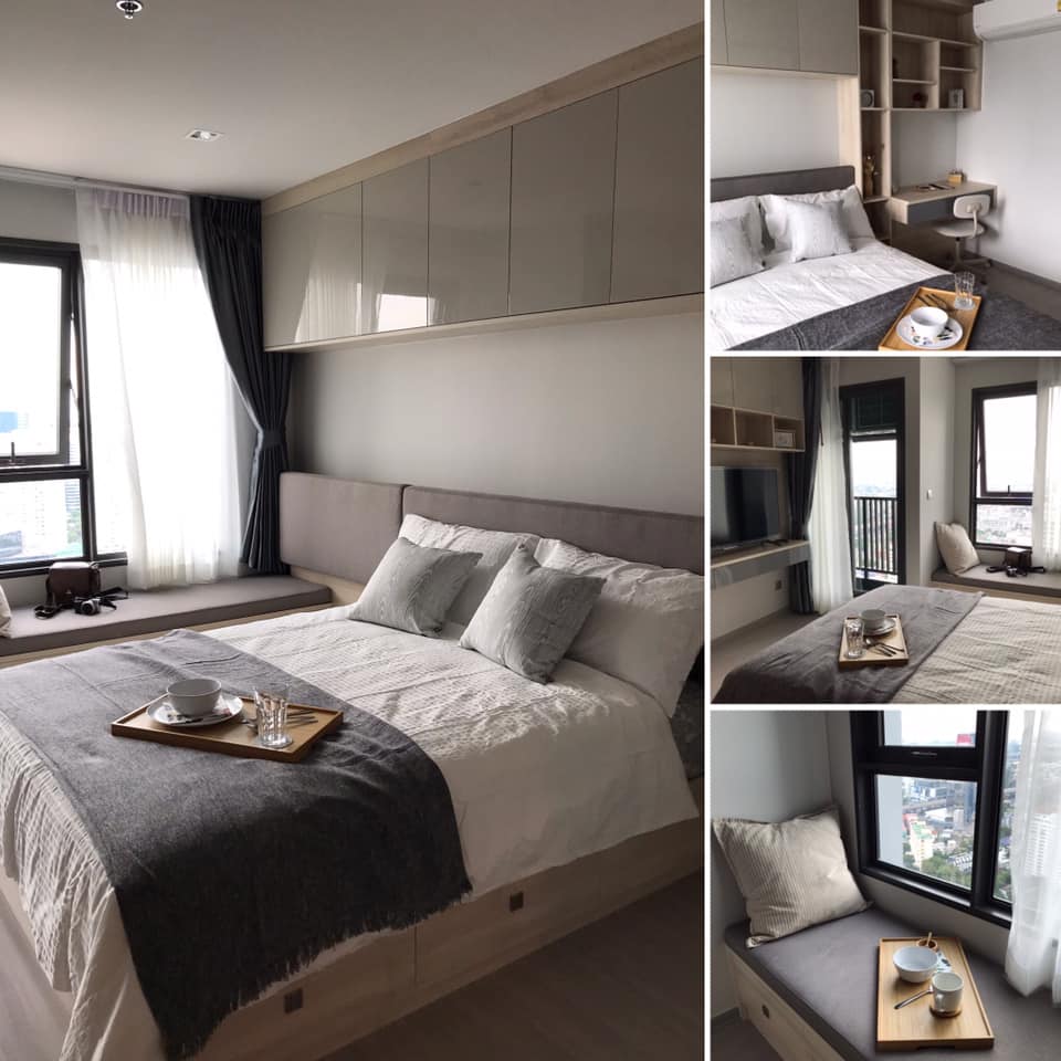 ให้เช่าคอนโด Life Ladprao (ไลฟ์ ลาดพร้าว) (มี 2 ห้อง โทนสีอ่อน&โทนสีเข้ม) ห้องสตูดิโอ 26 ตรม.