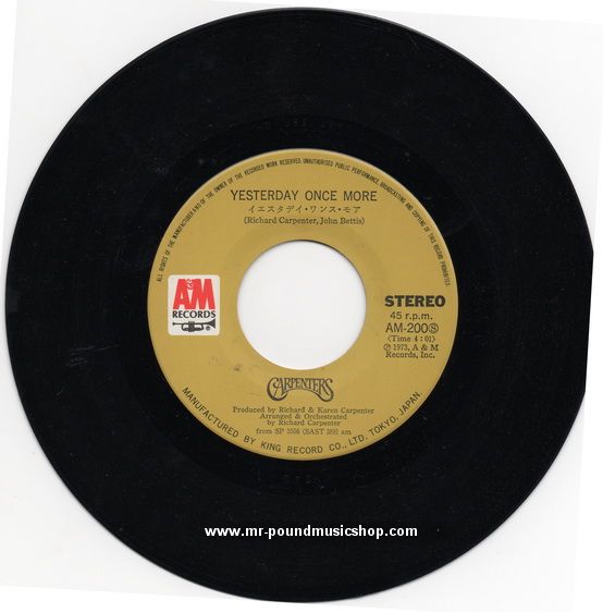 Carpenters - Yesterday Once More