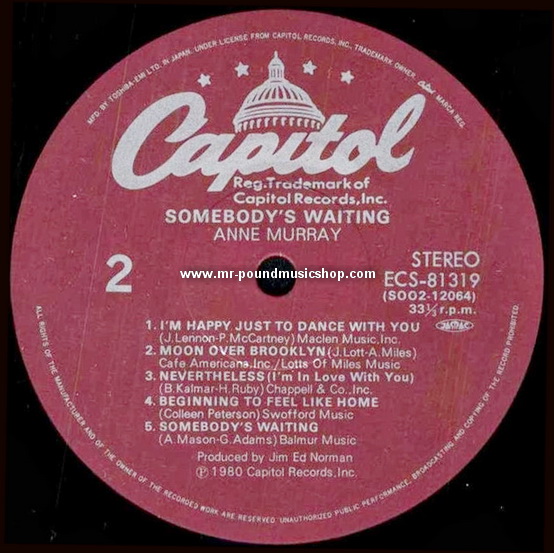 Anne Murray - Somebody's Waiting