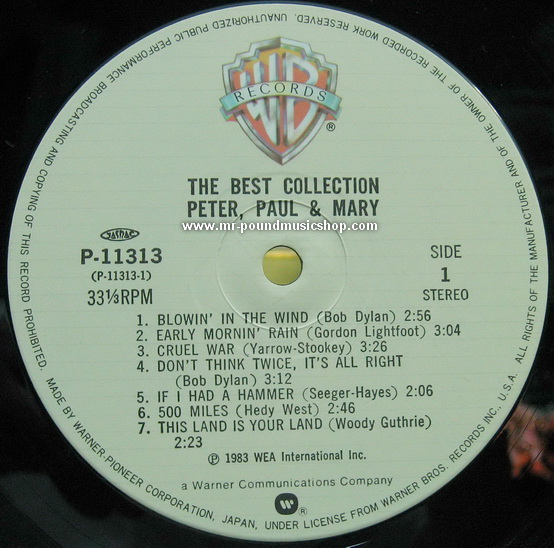 Peter, Paul & Mary - The Best Collection