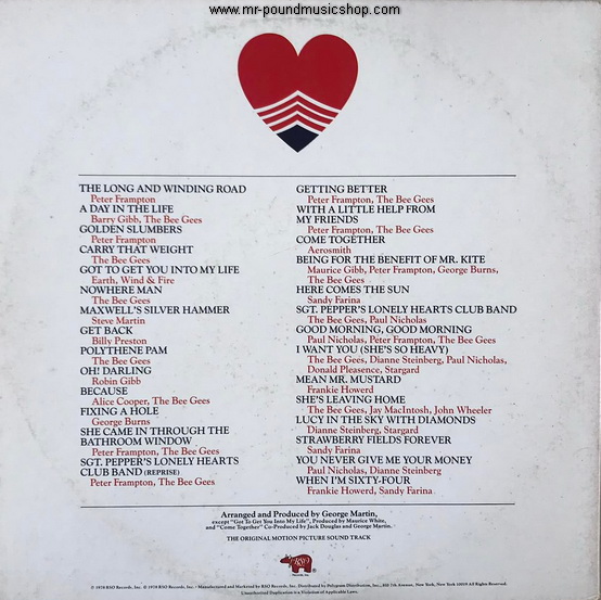 Various Artists - Sgt. Pepper's Lonely Hearts Club Band (Soundtrack)