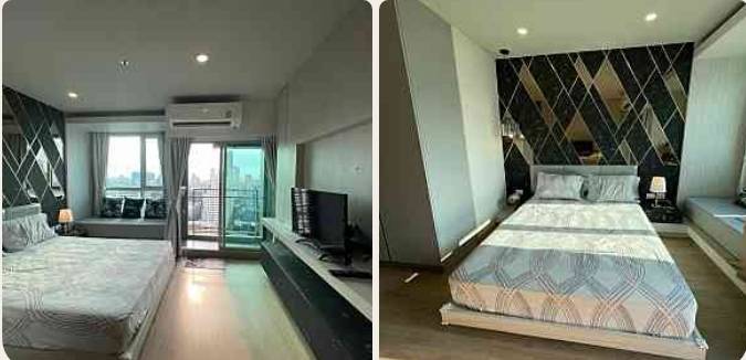 ให้เช่าคอนโด Lumpini Selected สุทธิสาร-สะพานควาย ห้องสตูดิโอ 1 ห้องน้ำ ขนาด 25.5 ตรม.