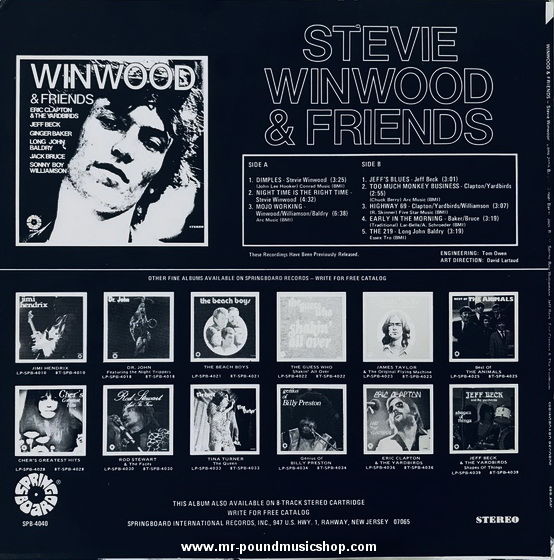 Stevie Winwood - Winwood & Friend
