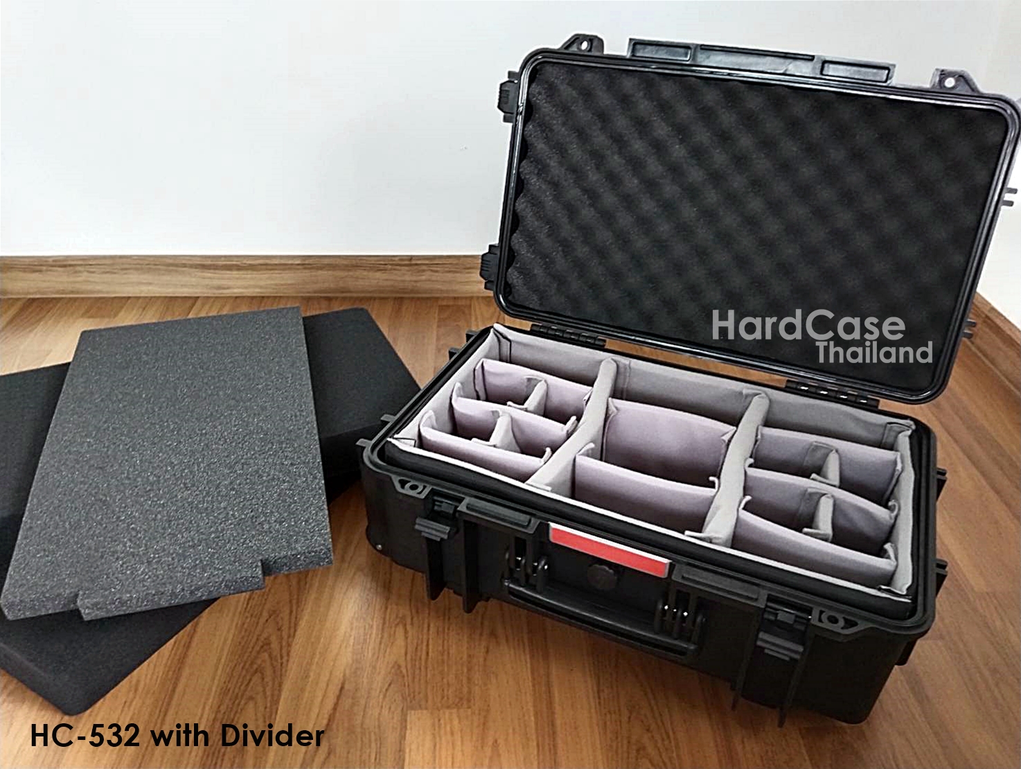 กระเป๋ากล้อง กล่องกันกระแทก Hardcase (Light) รุ่น HC-532 with Divide ไส้ตีนตุ๊กแก