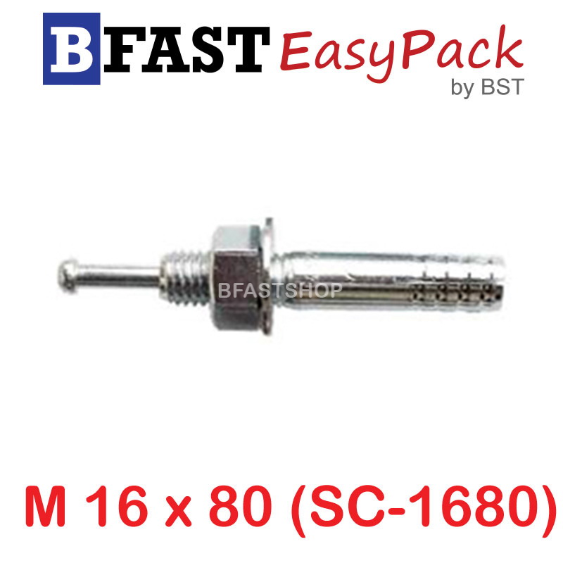 พุกตะปูสแตนเลส SANKO (SC-1680) M16 x 80 (1 ตัว/ถุง)