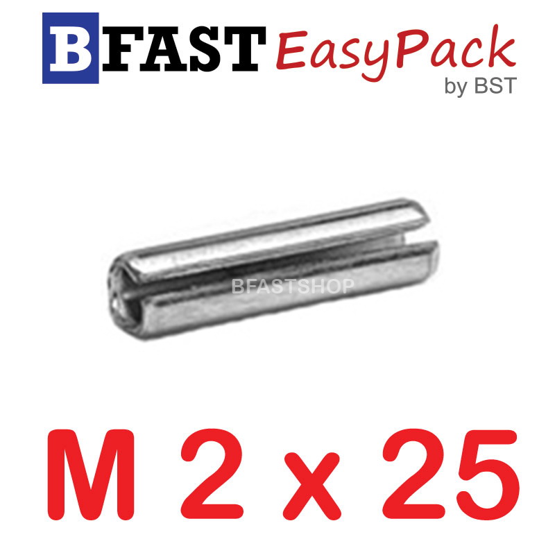 ปิ๊นตะกุดสแตนเลส SUS M2 x 25 (6 ตัว/ถุง)
