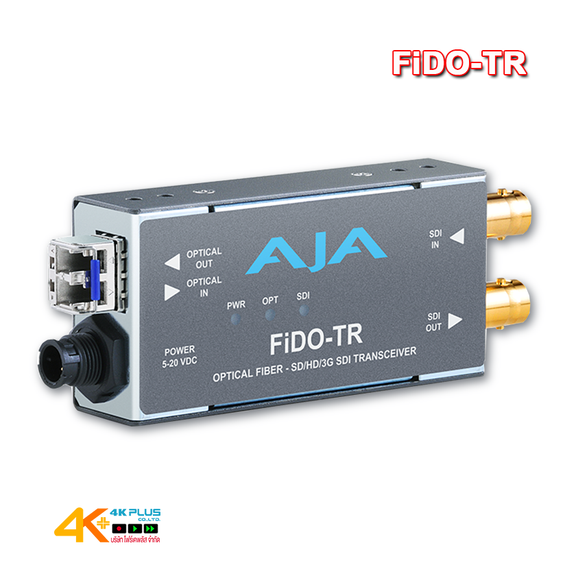 AJA FiDO-TR 1-Channel 3G-SDI/LC Single-Mode LC Fiber Transceiver