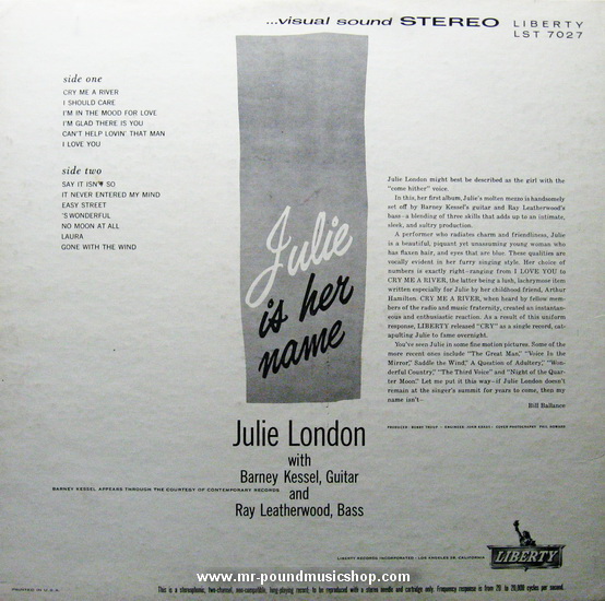 Julie London - Julie is Her Name