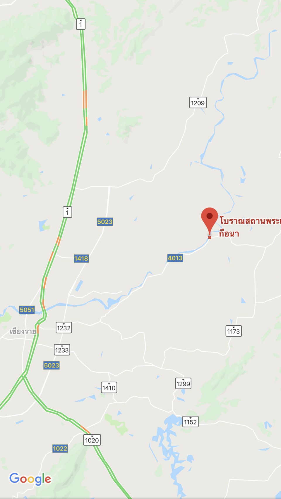 ขายที่ดินเชียงรายติดริมแม่น้ำ กก ราคาถูกมาก มี 2 แปลง อยู่ตำบล ริมกก อ เมือง จ เชียงราย ใกล้ ตรงข้ามโบราณสถาน