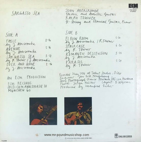 John Abercrombie, Ralph Towner - Sargasso Sea