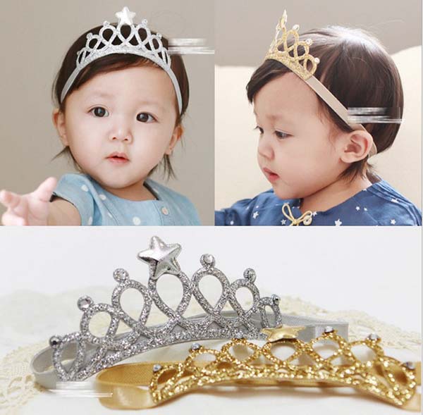 สายคาดผมมงกุฎเจ้าหญิง สไตล์เกาหลี -BB0191
