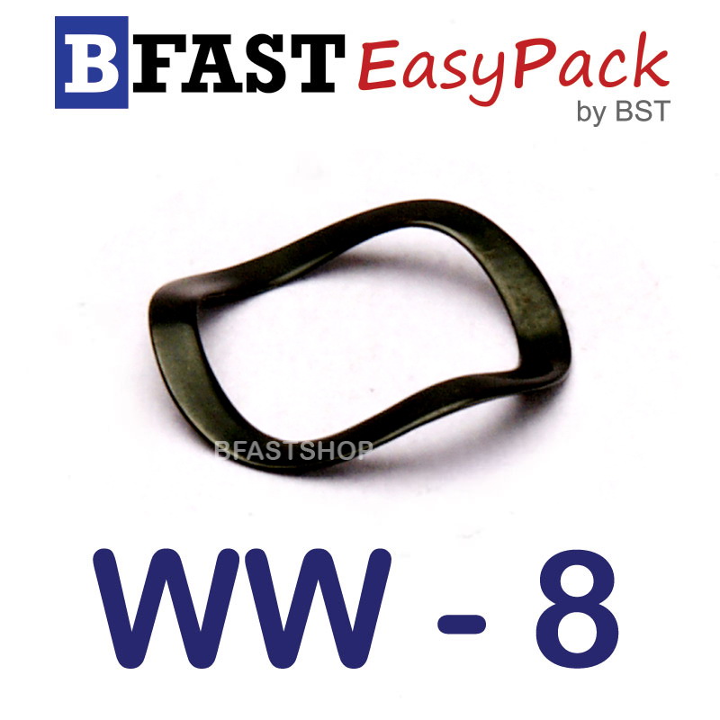 แหวนคลื่น WW-8 ( 15 ตัว/ถุง)