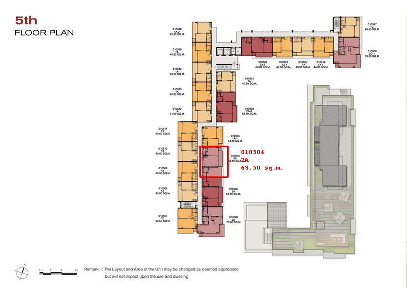 ขายดาวน์คอนโด Autumn Hua-hin ห้องมุมสวยที่สุดในโครงการ