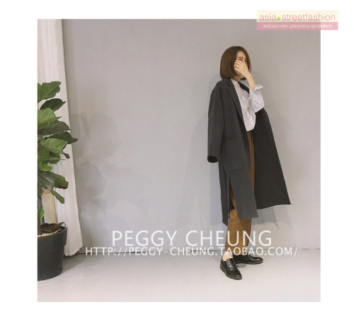 เสื้อโค้ทกันหนาว พร้อมเชือกผูกเอว เรียบเก๋ พร้อมส่งจ้า same pic