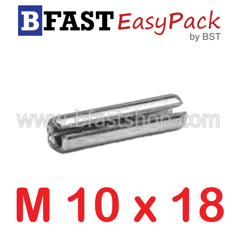 ปิ๊นตะกุดสแตนเลส SUS M10 x 18 (1 ตัว/ถุง)