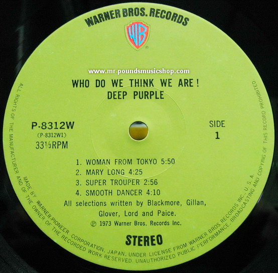 Deep Purple - Who Do We Think We Are