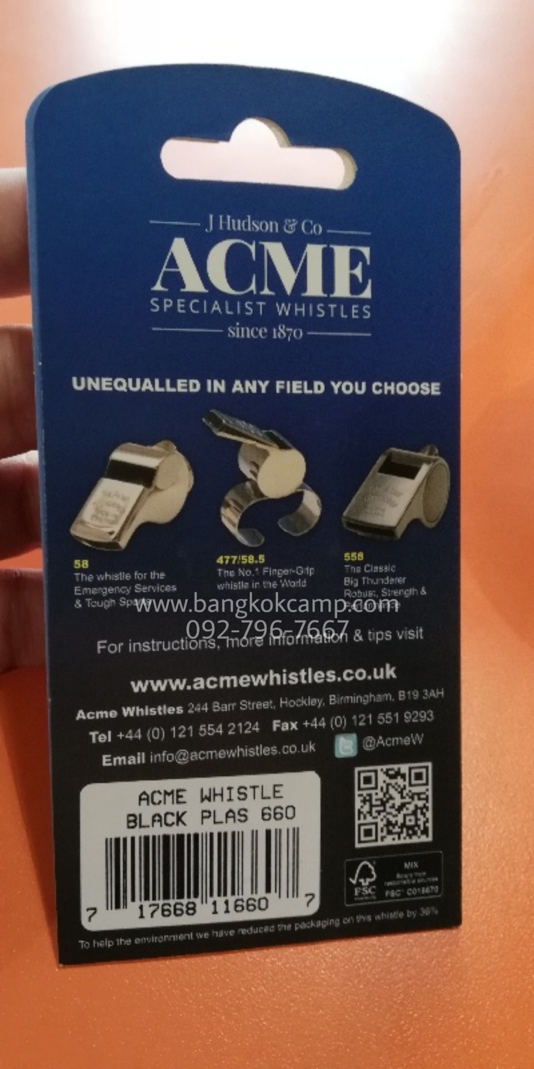 นกหวีด ACME อังกฤษ Made in England ใหม่ แท้