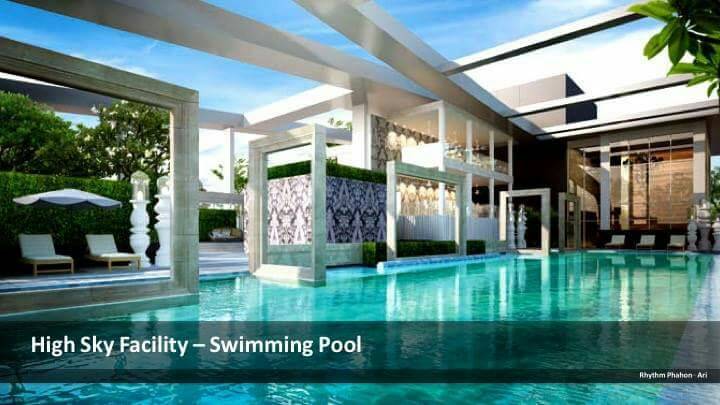 ให้เช่าคอนโด Rhythm Phahol-Ari (ริทึ่ม พหล-อารีย์) ขนาด เนื้อที่ 45.08 ตารางเมตร