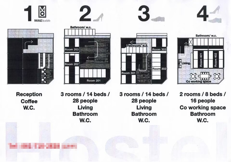 ให้เช่าอาคารพาณิชย์ย่านเจริญกรุง 54 -สาทร-บางรัก 4 คูหา (4 ชั้น) มีดาดฟ้า มีที่จอดรถ ติดถนนใหญ่ 70.1 ตรว. ( 1,320 ตรม )