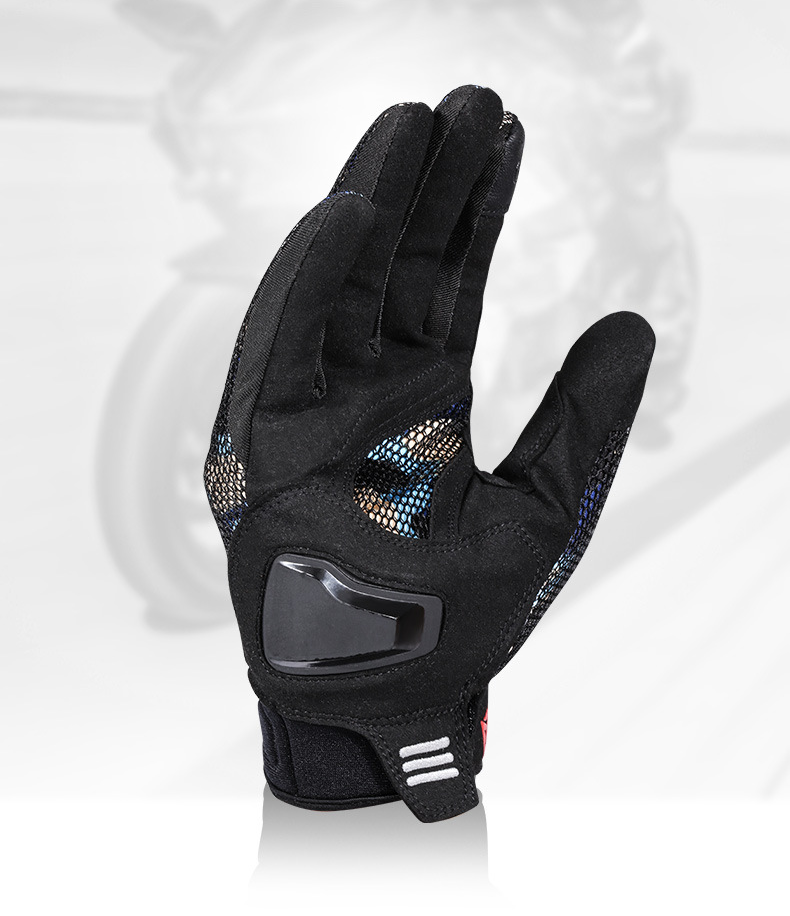 MOTOWOLF MDL0312 - ถุงมือผ้าขับมอเตอร์ไซค์ ใส่สบาย มีการ์ดอ่อน น้ำหนักเบา