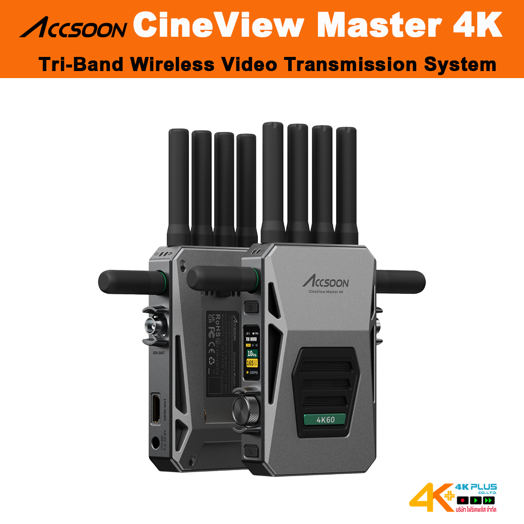 Accsoon CineView Master 4K Tri-Band Wireless Video Transmission System